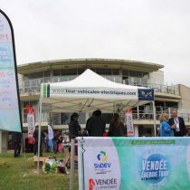 TVE - Vendée Energie Tour 2016 - L'inauguration se prépare